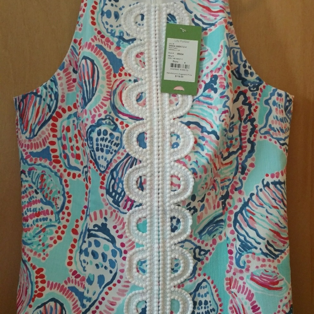 NWT Lilly Pulitzer Annabelle-Shell Me About